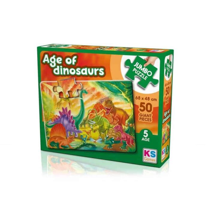 Jumbo Puzzle Dinosaures KSGAMES